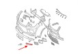 MERCEDES GL X166 2012-2015 CHROMOWANA RAMKA ŚWIATŁA LED LEWA A1668851774