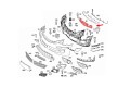 MERCEDES R-CLASS W251 2011-2013 PO FACELIFTINGU ABSORBER ZDERZAKA PIANKA PRZÓD A2518851037