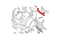 MERCEDES GL X166 2012-2015 ABSORBER PRZEDNIEGO ZDERZAKA A1668850937