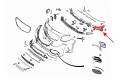 MERCEDES E-CLASS W213 2016-2020 PRZED LIFTINGIEM ŚLIZG PRZEDNIEGO ZDERZAKA LEWY A2138852300