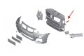 BMW X3 F25 2010-2017 UCHWYT PASA WLOTU POWIETRZA LEWY 51117308081