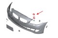 BMW SERIA 5 F11 2010-2017 ZAŚLEPKA SPRYSKIWACZA REFLEKTORA LEWA 51117246869