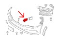 BMW SERIA 5 G30 G31 2017-2024 KANAŁ POWIETRZA HAMULCA LEWY 51747383851