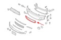 MINI COUPE R58 2011-2015 OSŁONA WLOTU POWIETRZA 51117268752