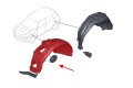 MINI COUNTRYMAN R60 2010-2016 MATERIAŁOWE NADKOLE PRZEDNIE LEWE 51719807829