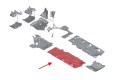 BMW X1 F48 2015+ MATERIAŁOWA OSŁONA PODWOZIA PRAWA 51757290804