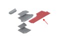BMW SERIA 7 G12 2015-2022 MATERIAŁOWA OSŁONA PODWOZIA LEWA 51757340175