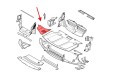 BMW SERIA 5 V E61 KOMBI 2003 - 2010 OSŁONA DOLNA NADKOLE PRZEDNIE PRAWE 51717033754