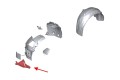BMW SERIA 5 F11 KOMBI 2009-2017 OSŁONA DOLNA NADKOLE PRZEDNIE LEWE 51757256865