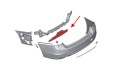 BMW SERIA 3 F31 2011-2018 USZTYWNIENIE TYLNEGO ZDERZAKA 51127256921