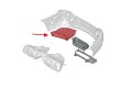 BMW SERIA 5 F11 KOMBI 2010-2017 OSŁONA TYLNEGO ZDERZAKA PRAWA 51757186522