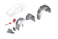 BMW SERIA 7 VI G12 2015 - 2022 POKRYWA DO WYMIANY ŻARÓWKI 51717340199