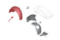 BMW X3 F25 2010-2017 MATERIAŁOWE NADKOLE TYLNE PRAWE 51717213650