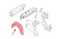BMW X6 E71/E72 2007-2014 MATERIAŁOWE NADKOLE TYLNE PRAWE 51717248212