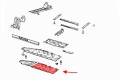 MERCEDES A-CLASS W176 2012-2018 MATERIAŁOWA PRZEDNIA OSŁONA PODWOZIA PRAWA A2466840200