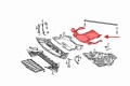 MERCEDES C-CLASS W204 2007-2014 MATERIAŁOWA OSŁONA SKRZYNI BIEGÓW A2045240430
