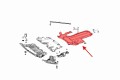 MERCEDES E-CLASS W213 2016-2020 PRZED LIFTINGIEM OSŁONA SKRZYNI BIEGÓW A2135245800