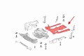 MERCEDES S-CLASS W221 2005-2013 MATERIAŁOWA OSŁONA SKRZYNI BIEGÓW A2215242530