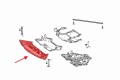 MERCEDES C-CLASS W204 2007-2014 OSŁONA PRZEDNIEGO ZDERZAKA Z KOMPLETEM ŚRUB A2045242330