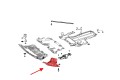MERCEDES E-CLASS W213 2016-2020 PRZEDFACELIFTINGIEM OSŁONA PRZEDNIEGO ZDERZAKA LEWA Z KOMPLETEM ŚRUB A2135202500