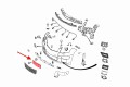 MERCEDES GLK X204 2010-2015 MOCOWANIE PRZEDNIEJ TABLICY REJESTRACYJNEJ A2048850281