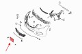 MERCEDES S-CLASS W222 2014-2020 MOCOWANIE PRZEDNIEJ TABLICY REJESTRACYJNEJ A2228801844