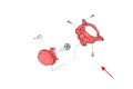 MAZDA CX-5 I 2012-2017 PRZEDNIA LAMPA PRZECIWMGIELNA ZE WSPORNIKIEM LEWA KD5351694A