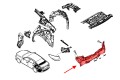 MAZDA 6 III GJ SEDAN 2012-2018 PRZED DRUGIM LIFTINGIEM PAS TYLNY ŚCIANA GHY17075Z
