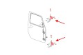 JEEP WRANGLER JK 2007-2018 2D ZAWIASY DRZWI KOMPLET 55395384AC