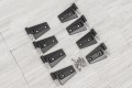 JEEP WRANGLER JK 2007-2018 4 DRZWIOWY ZAWIASY DRZWI KOMPLET 55395384AC
