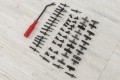 JEEP WRANGLER JK 2007 - 2018 ZESTAW KLIPSÓW SPINEK MONTAŻOWYCH 6506007AA / 68039280AA / 6030441AA