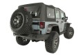 JEEP WRANGLER JK 4D 2007-2018 POSZYCIE DACHU MIĘKKIEGO SOFT TOP SZARE