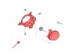 MAZDA CX-5 I 2012-2017 PRZEDNIA LAMPA PRZECIWMGIELNA ZE WSPORNIKIEM PRAWA KD5351684A