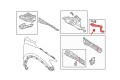 MAZDA 3 III BM 2013-2016 PRZED FACELIFTINGIEM OKULAR LAMPY PRAWY B45A53140