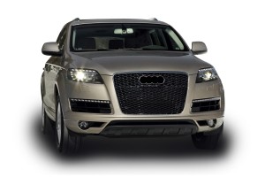 AUDI Q7 4L 2010-2015 PO FACELIFTINGU ATRAPA CHŁODNICY GRILL STYLIZACJA NA RSQ7 CZARNY