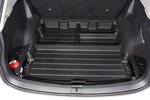 VOLKSWAGEN TIGUAN ALLSPACE 2016-2020 PRZED FACELIFTINGIEM BOCZNE ORGANIZERY BAGAŻNIKA