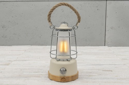 LAMPA LED VINTAGE CREAM ZE SZNUREM