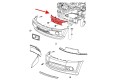 JEEP GRAND CHEROKEE III WK 2005-2010 ABSORBER PRZEDNIEGO ZDERZAKA GÓRNY 55157476AD