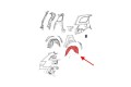 JEEP GRAND CHEROKEE IV WK2 2010-2021 MATERIAŁOWE NADKOLE TYLNE PRAWE 57010710AL