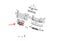 JEEP GRAND CHEROKEE IV WK2 2017-2021 PO LIFTINGU KRATKA ATRAPA PRZEDNIEGO ZDERZAKA BEZ TEMPOMATU 68310773AA