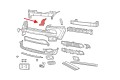 JEEP CHEROKEE V KL 2014-2018 PRZED LIFTINGIEM ŚLIZG PRZEDNIEGO ZDERZAKA PRAWY 68210064AD