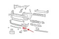 JEEP CHEROKEE V KL 2014-2018 PRZED FACELIFTINGIEM ZAŚLEPKA HALOGENU KRATKA ZDERZAKA LEWA 68203221AA