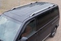 VOLKSWAGEN T5 2003-2015 (wersja krótka) RELINGI DACHOWE ALUMINIOWE SREBRNE