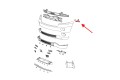 JEEP GRAND CHEROKEE IV WK2 2010-2014 PRZED FACELIFTINGIEM ŚLIZG PRZEDNIEGO ZDERZAKA LEWY 55079229AD