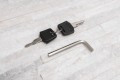 JEEP COMPASS I 2007-2017 BELKI DACHOWE CZARNE