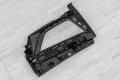 VOLKSWAGEN POLO MK6 VI AW 2017-2021 PRZED FACELIFTINGIEM RAMKA LAMPY PRZECIWMGIELNEJ KRATKA ZDERZAKA PRZEDNIA LEWA 2G0853665G