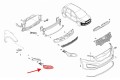 KIA CEED II JD 2015-2018 PO LIFTINGU RAMKA HALOGENU KRATKA ZDERZAKA PRZEDNIA PRAWA 86564A2610