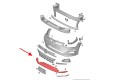 VOLKSWAGEN POLO MK6 VI AW 2017+ SPOILER PRZEDNIEGO ZDERZAKA 2G0805903B