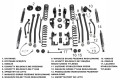 JEEP WRANGLER JK LIFT KIT ZESTAW PODNOSZĄCY ZAWIESZENIE 4"
