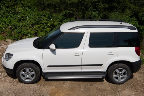 SKODA YETI 2012-2017 PO LIFTINGU STOPNIE BOCZNE PROGI